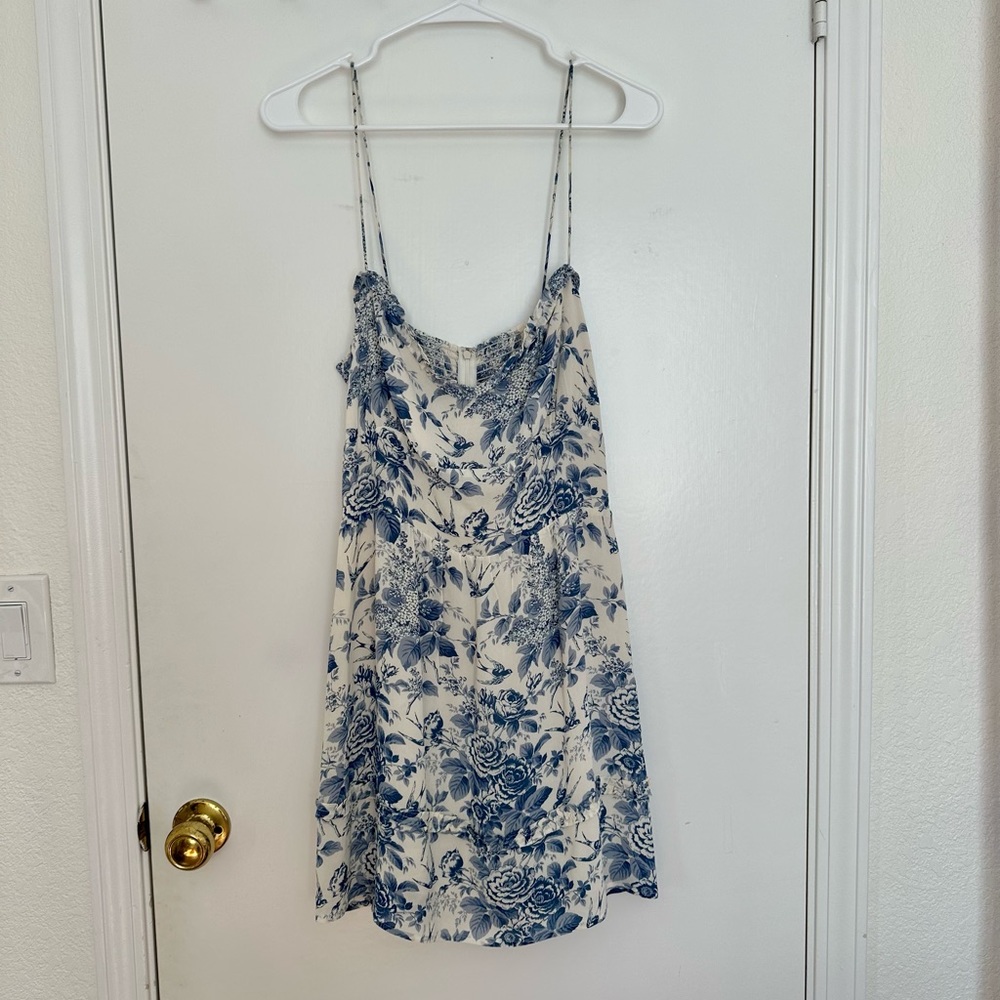 Reformation Marin Floral Minidress in Pompadour Size 12 - Picture 4 of 12